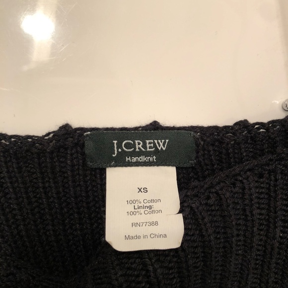 J. Crew Crochet Black Square-neck Dress - Picture 3 of 6